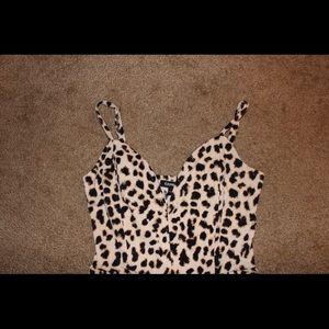 Leopard dressy jumpsuit